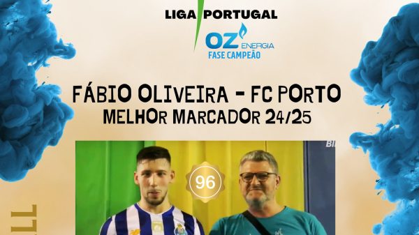 Na imagem estão atleta Fábio Oliveira e Mário Lopes (Presidente da Assembleia Geral da ANDDVIS)
