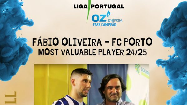 Na imagem estão atleta Fábio Oliveira e Nuno Brito