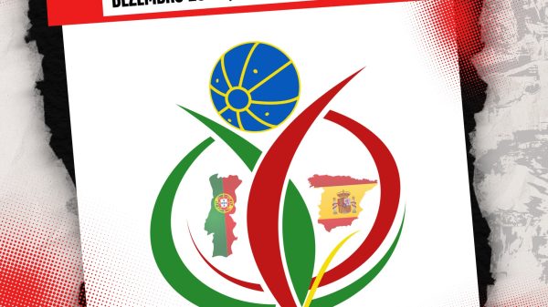 Cartaz da Taça Ibérica com os logotipo do evento.