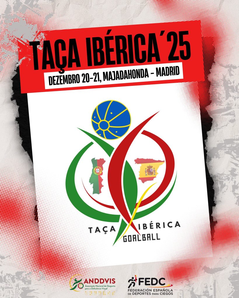 Cartaz da Taça Ibérica com os logotipo do evento.